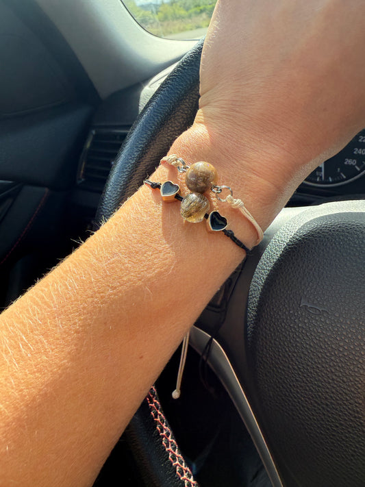 Runde „Treue“ Perle - Kette oder Armband