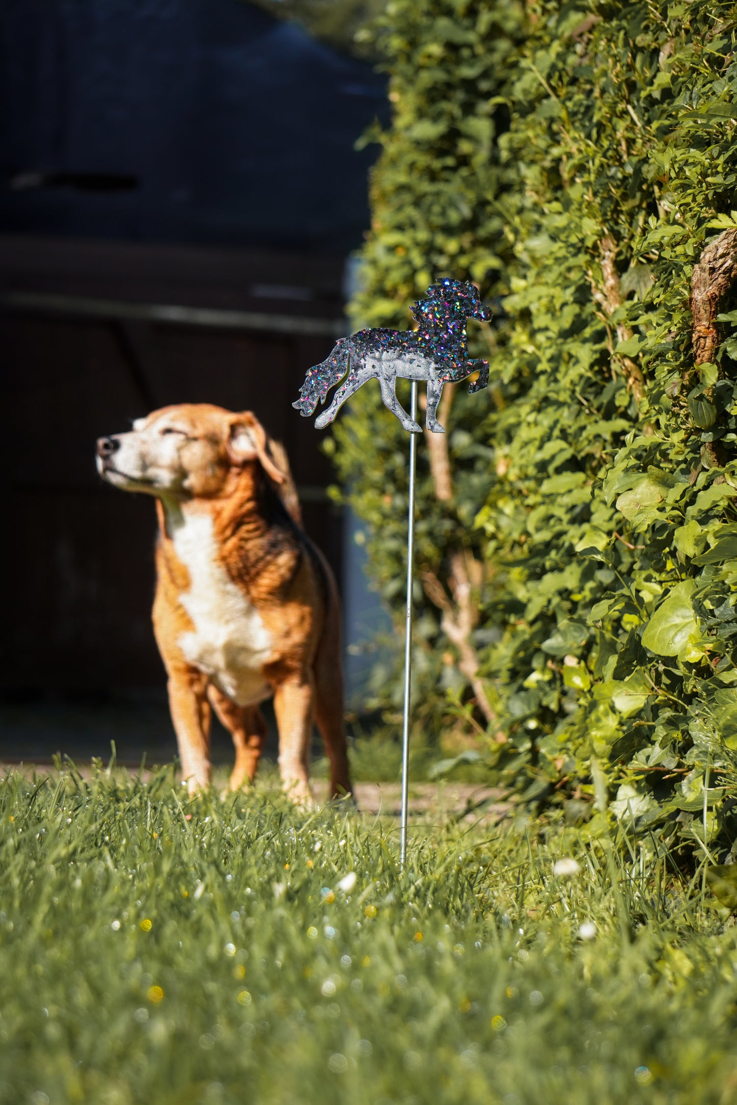 Garten Stecker Isländer „holographisch Black“