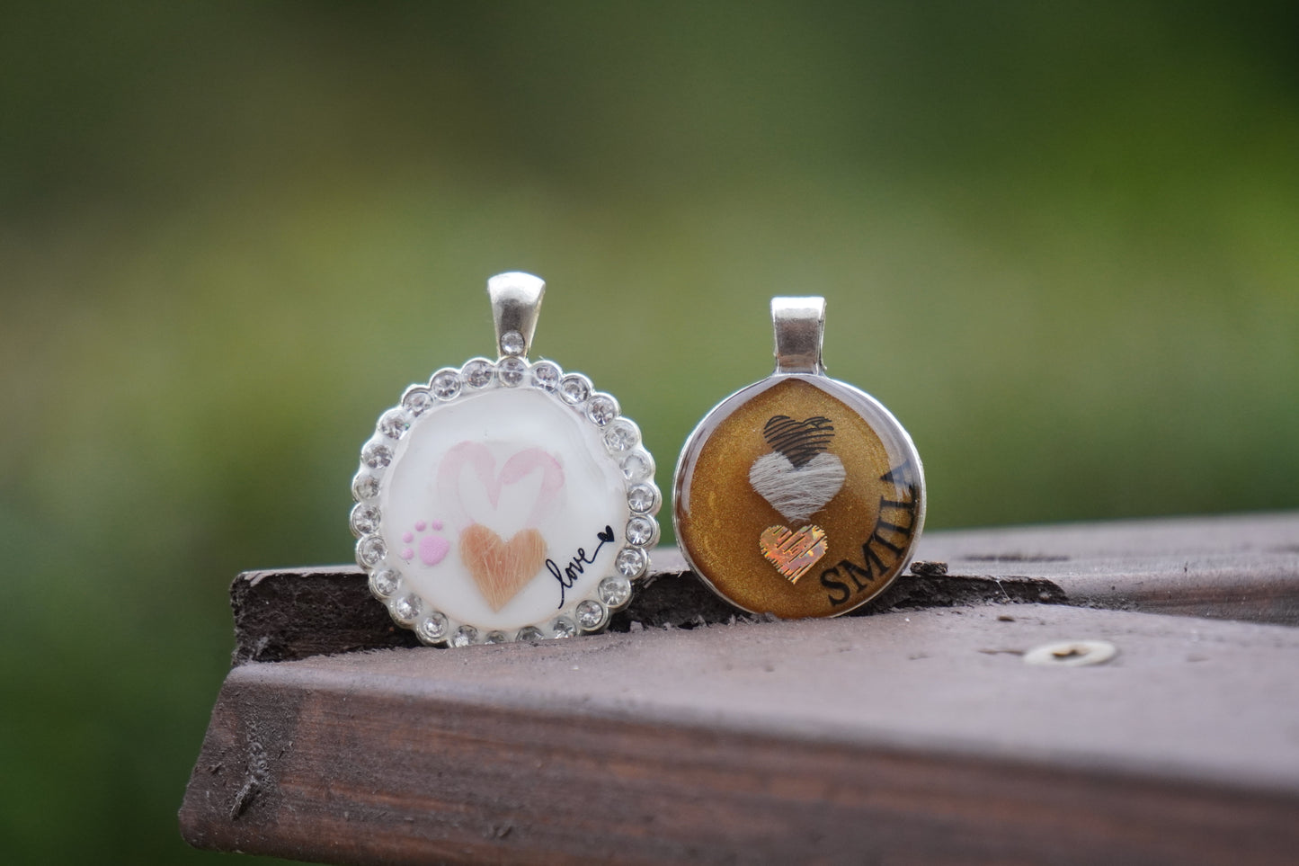 Schlüsselanhänger mit Cabochon-Fassung