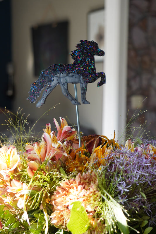 Garten Stecker Isländer „holographisch Black“