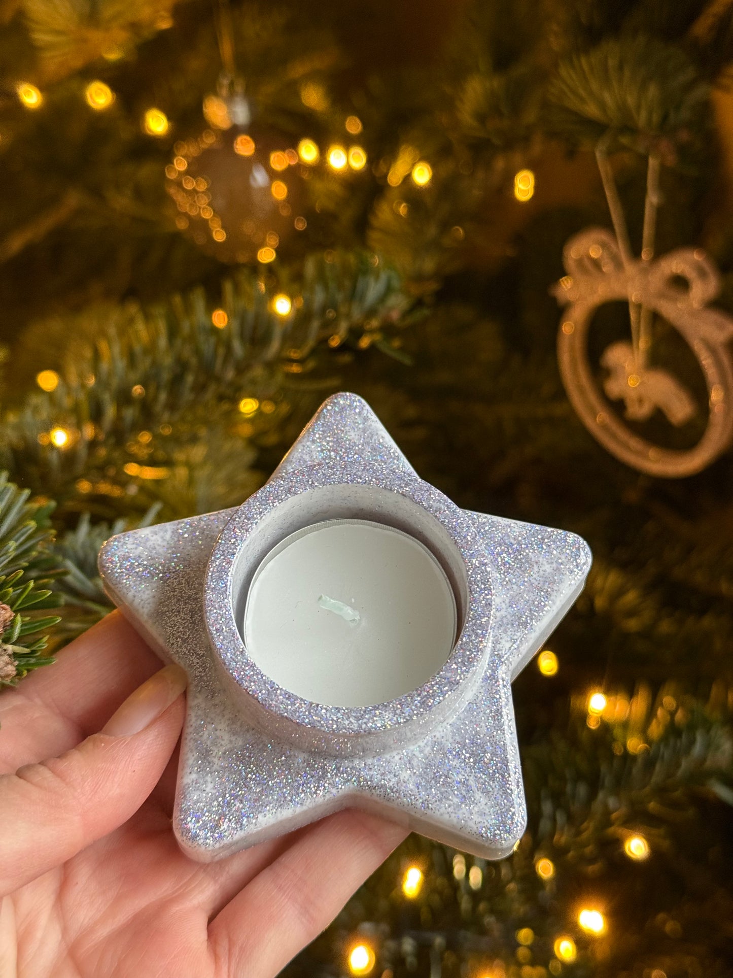 Weihnachtsset weiß-silber