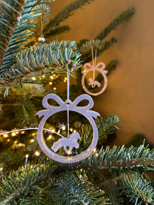 Weihnachtsset weiß-silber