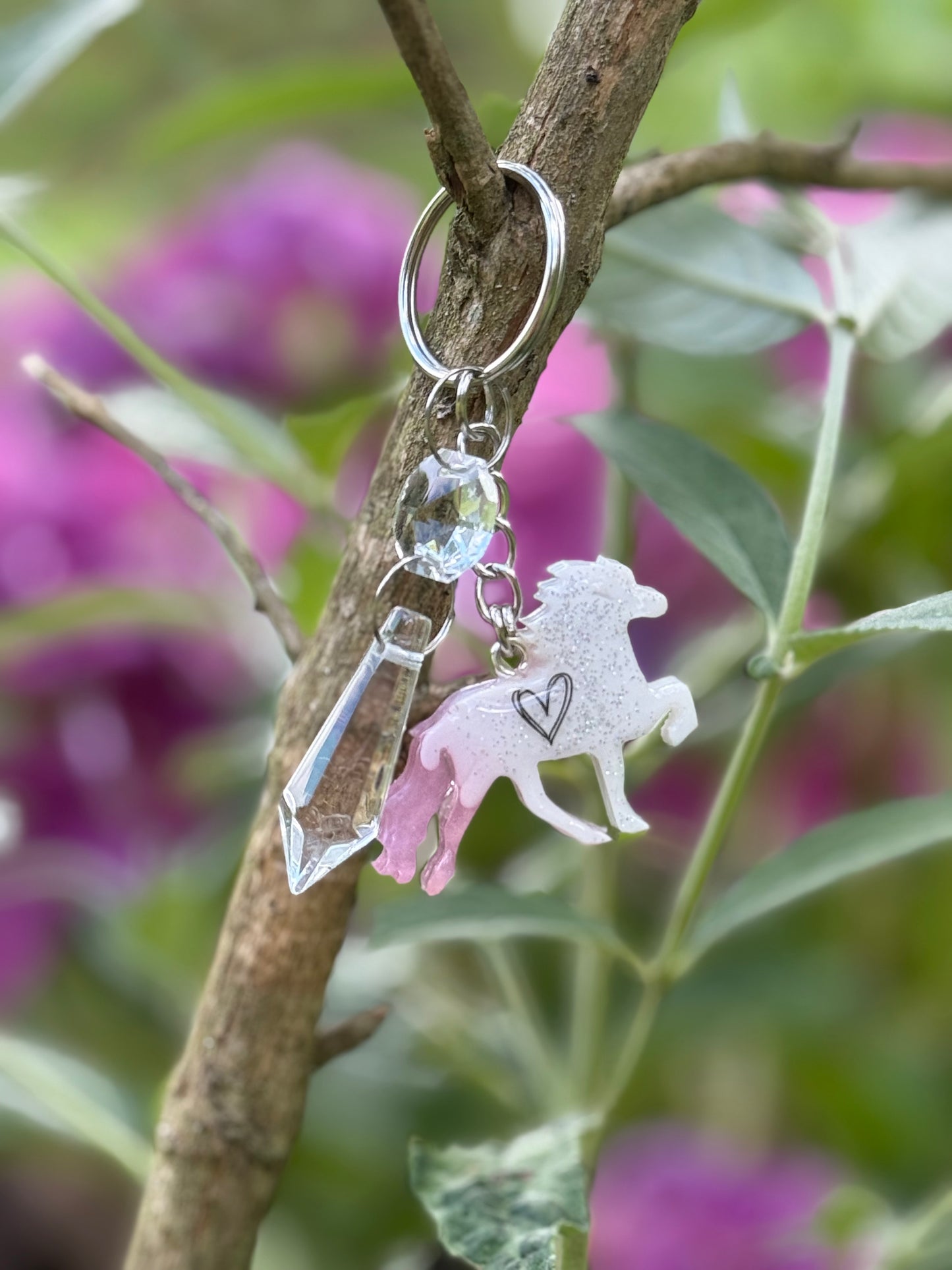 Schlüsselanhänger „Rose-Diamonds“