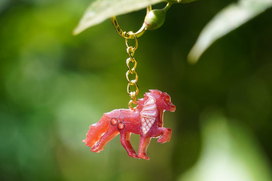Isländer Schlüsselanhänger „Kirsch-Sahne-Eis“ 🍦