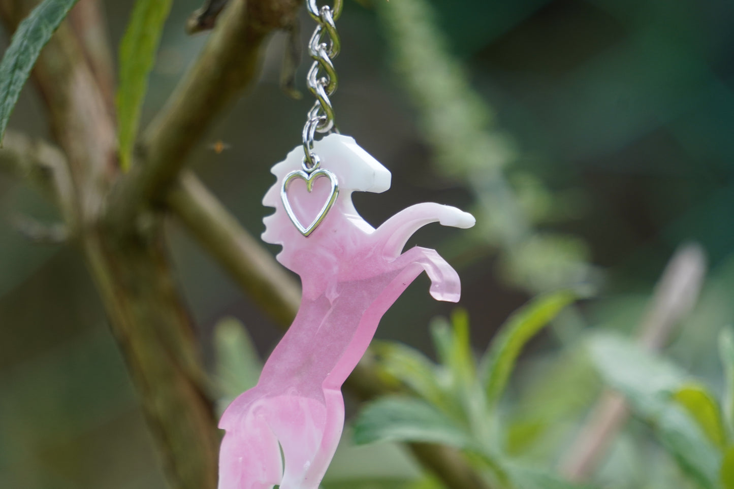 Schlüsselanhänger Pferd-Rosa