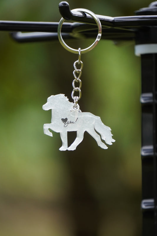 Isländer Schlüsselanhänger „you❤️“